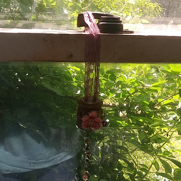 Gorgeous handmade vintage spool ornament - Picture 2 of 6